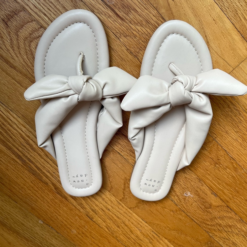 NEW A New Day Beige Sandals